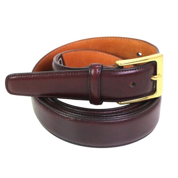 Trafalgar BROWN GENUINE LEATHER 1 1/8"Wd CASUAL DRESS MEN'S BELT Sz 42/105 (X11 - Picture 6 of 15